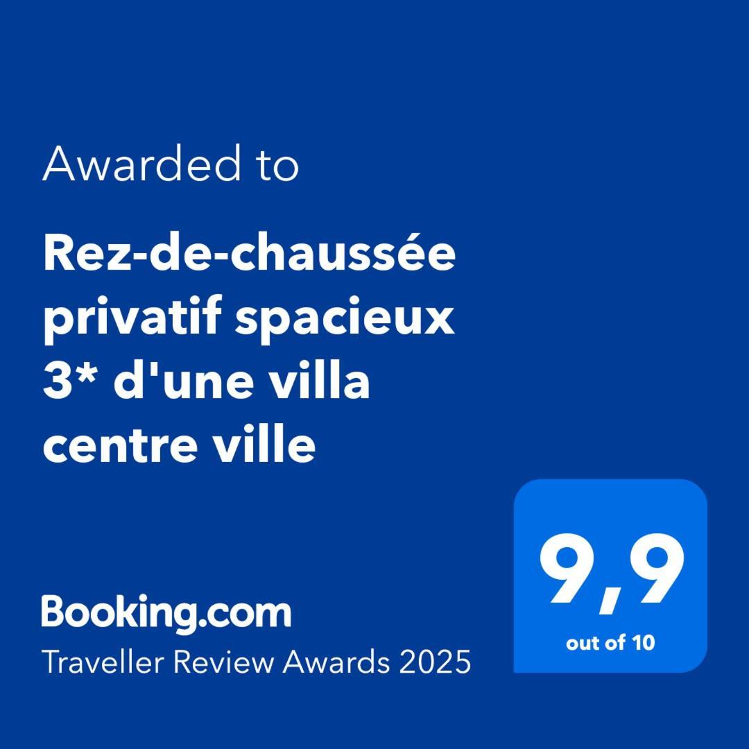 Rez-De-Chaussee Privatif Spacieux 3* D'Une Villa Centre Ville อิแยร์ ภายนอก รูปภาพ
